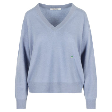Rio Cashmere V-neck Chalk